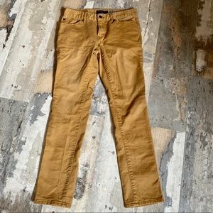 Golden honey Aeropostale skinny jeans 28x30